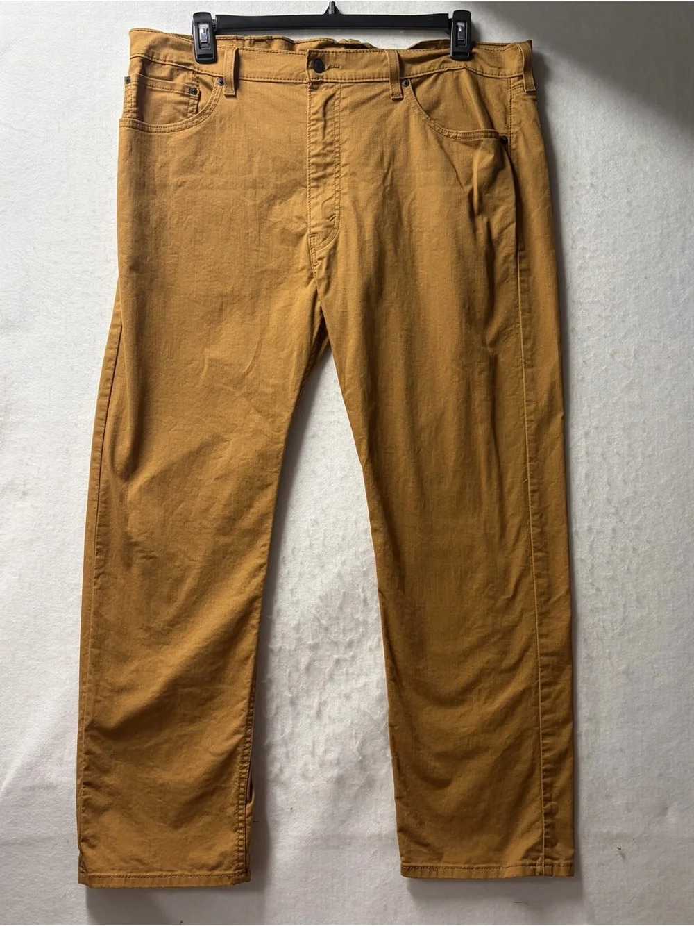 Levis 505 Regular Fit Jeans Mens Size 40 X 30 Tan Brown WaterLess Pants